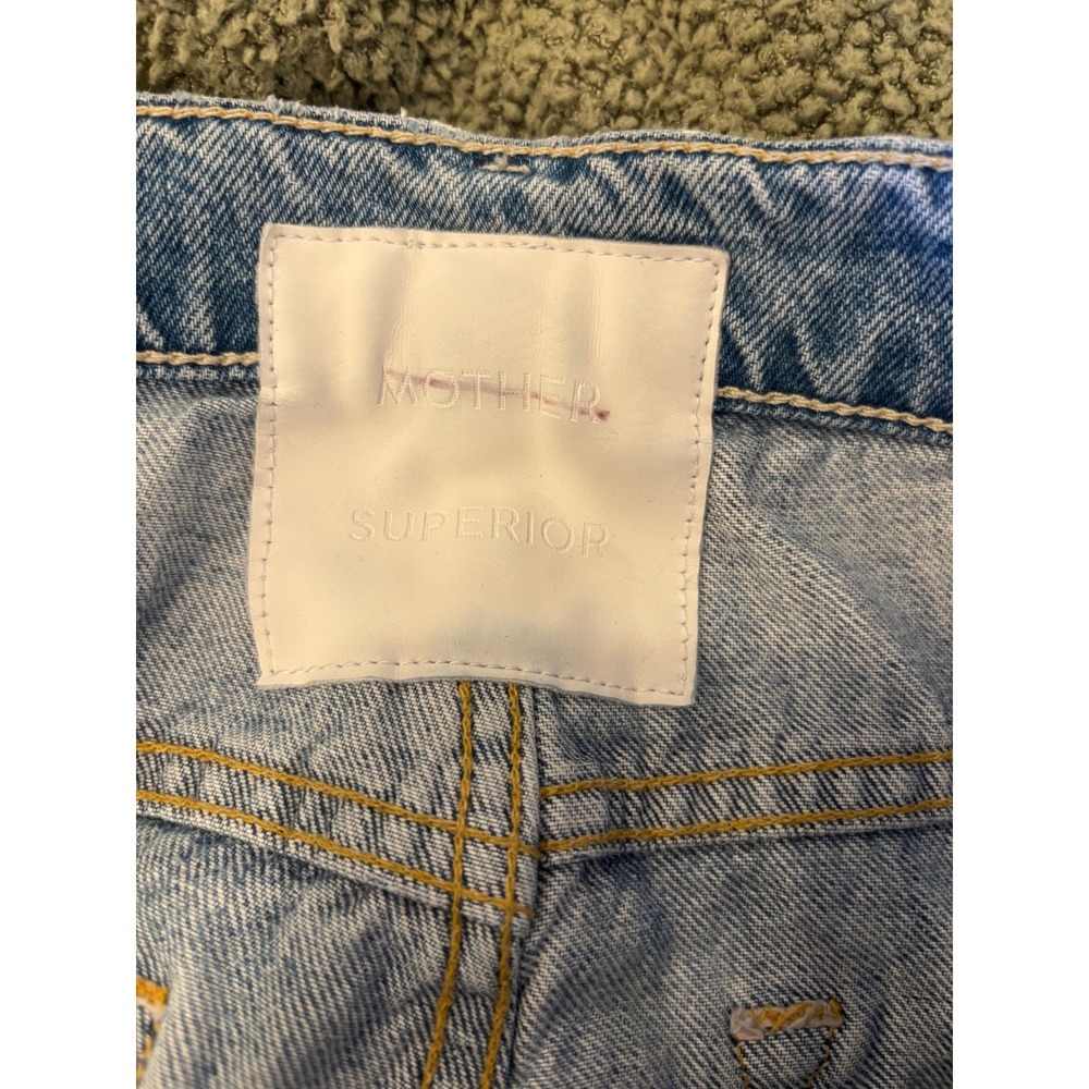 Mother Superior The Huffy Skimp Jeans Hotter On The Other Side Distressed 28 - Picture 6 of 11